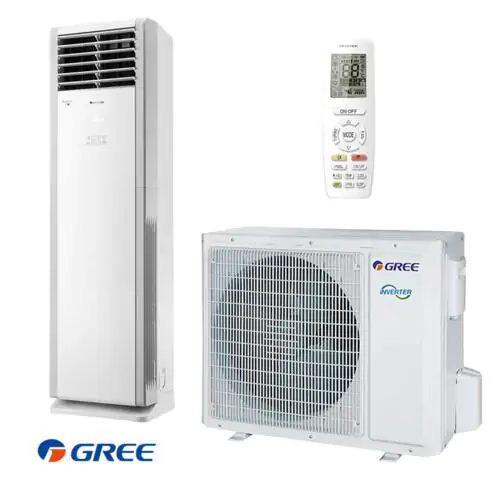 Колонен климатик GREE T-Fresh GVH48AL-K6DNC7A, 48 000 BTU, Клас A+ / A, 48 dB, Фреон R32